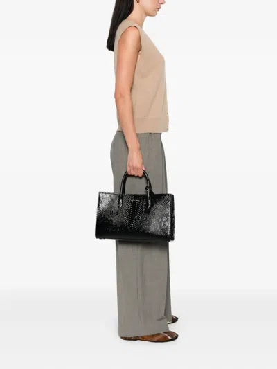 Michael Kors Scarlett Snakeskin-effect Tote Bag
