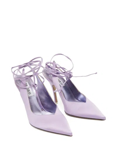 Pre-owned Attico 115mm Lace-up Pumps