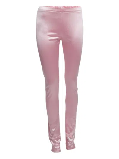 Pre-owned Comme Des Garçons X Junya Watanabe Satin Leggings
