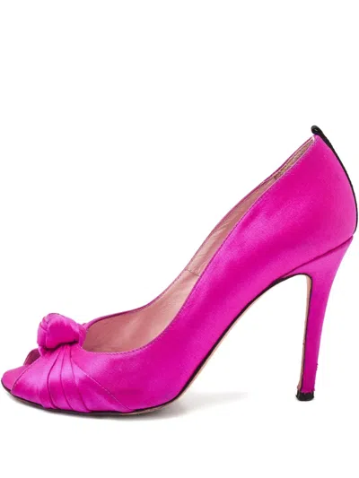 Pre-owned Sjp By Sarah Jessica Parker 100mm Gabrielle Knotted Pumps
