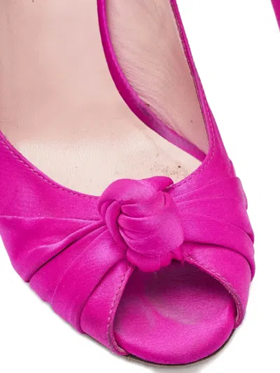 Pre-owned Sjp By Sarah Jessica Parker 100mm Gabrielle Knotted Pumps