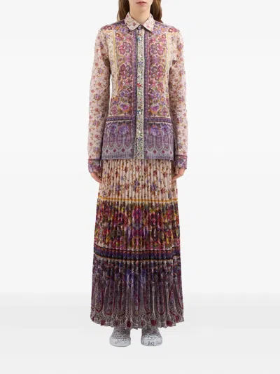 Pierre-louis Mascia Paisley-floral Print Shirt