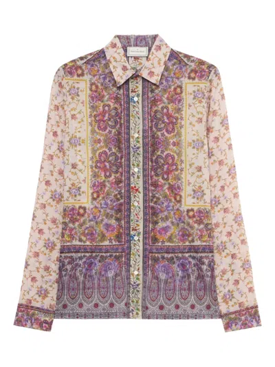 Pierre-louis Mascia Paisley-floral Print Shirt
