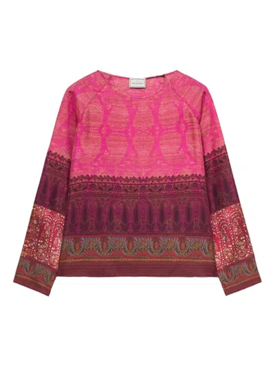 Pierre-louis Mascia Paisley-print Shirt In Pink