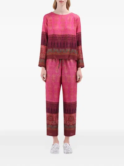 Pierre-louis Mascia Paisley-print Shirt In Pink