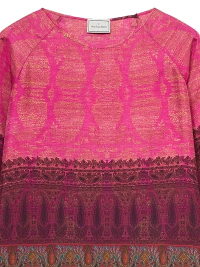 Pierre-louis Mascia Paisley-print Shirt In Pink