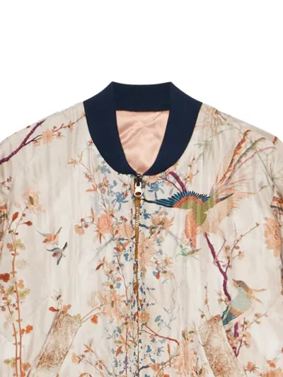 Pierre-louis Mascia Floral-print Bomber Jacket