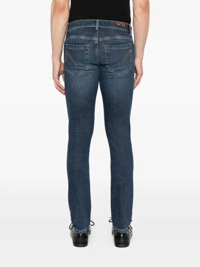 Dondup Skinny Jeans In Blue Denim In Blue