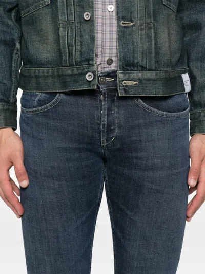Dondup Skinny Jeans In Blue Denim In Blue