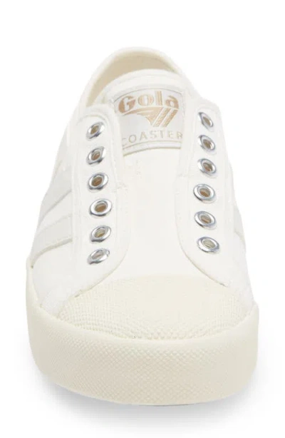Gola Coaster Slip-on Sneaker In White