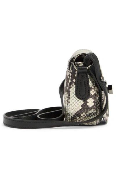 Longchamp Cavalcade Snakeskin Print Extra Small Crossbody Bag