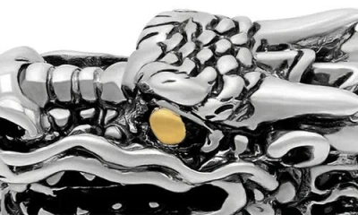 Samuel B. Sterling Silver & 18k Yellow Gold Dragon Ring