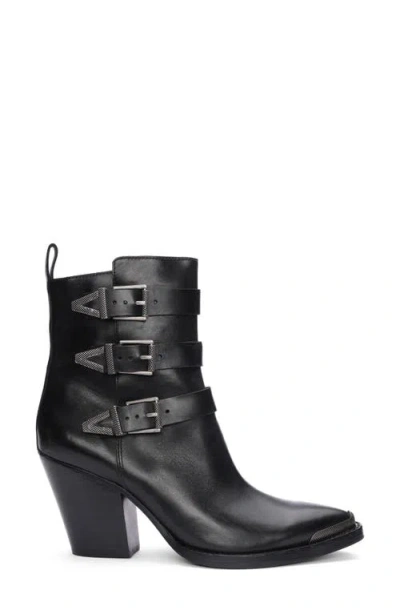 Ash Edwin Triple Buckle Zip Bootie