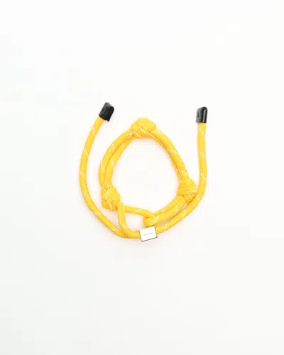 Miu Miu Logo-charm Cord Bracelet