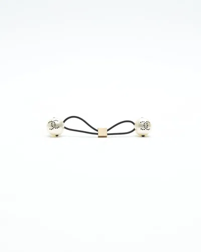 Pre-owned Chanel Coco Mark Hair Tie