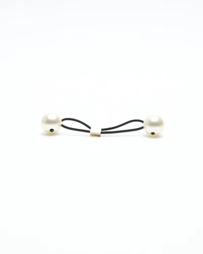 Pre-owned Chanel Coco Mark Hair Tie
