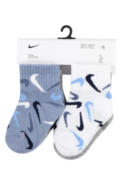Nike Assorted 6-pack Socks In Blue