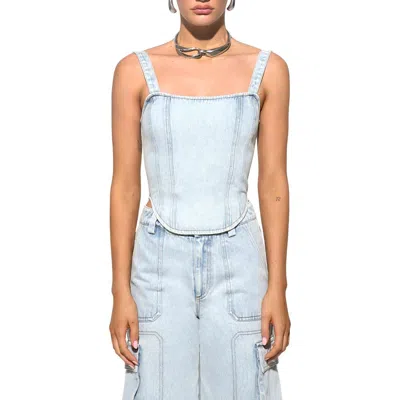 By.dyln Monica Denim Corset