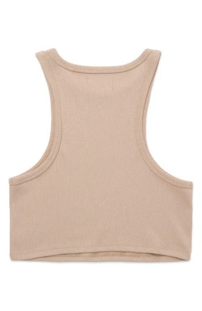 Honor The Gift Rib Crop Graphic Tank