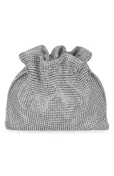 Jessica Mcclintock Maxine Drawstring Rhinestone Clutch