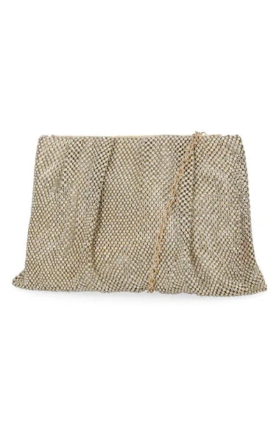 Jessica Mcclintock Francis Crystal Drape Clutch