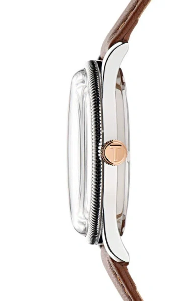 Ted Baker London Leather Strap Watch, 20mm