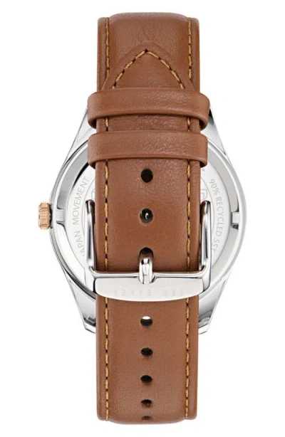Ted Baker London Leather Strap Watch, 20mm