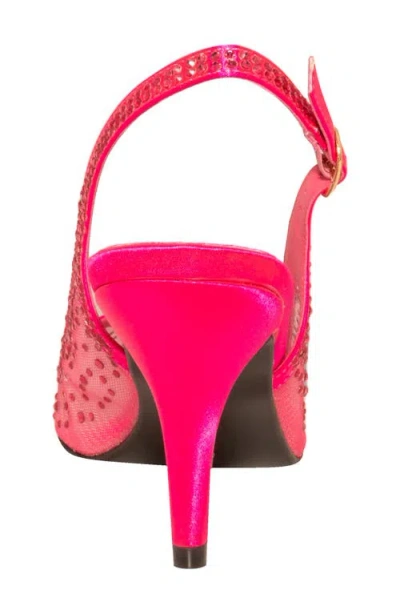 Lady Couture Lola Embellished Pointed Toe Slingback Pump