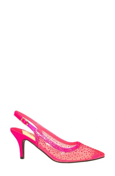 Lady Couture Lola Embellished Pointed Toe Slingback Pump