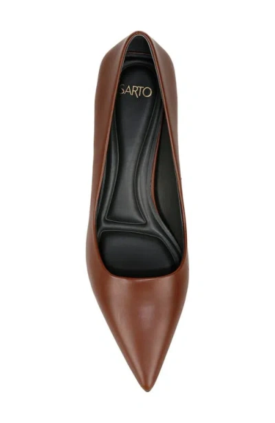 Sarto By Franco Sarto Diva Pointed Toe Kitten Heel Pump
