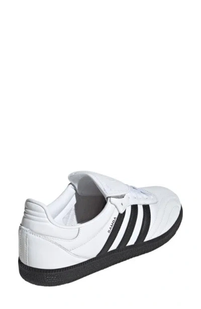 Adidas Originals Womens Core White Black Patent Samba Lt Patent-leather Low-top Trainers