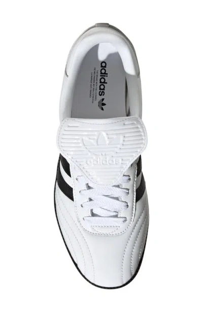 Adidas Originals Womens Core White Black Patent Samba Lt Patent-leather Low-top Trainers