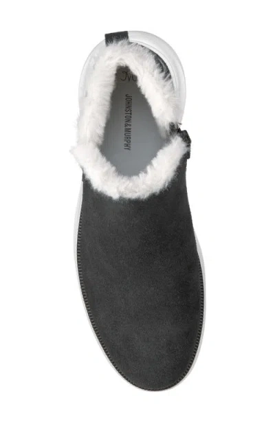 Johnston & Murphy Emery Waterproof Faux Shearling Bootie