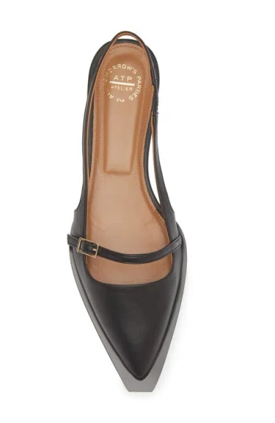 Atp Atelier Cortina Pointed Toe Slingback Flat