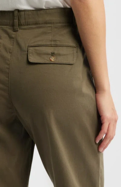 Caslon ® Classic Ankle Tapered Stretch Twill Chinos
