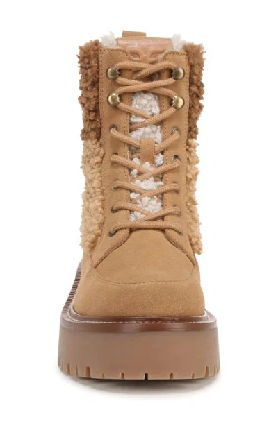 Sam Edelman Elliot Combat Boot Golden Caramel Suede