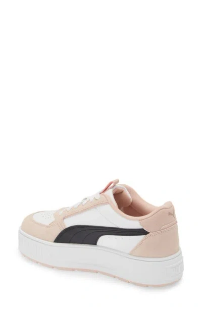 Puma Karmen Rebelle Platform Sneaker In White