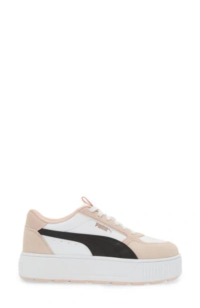 Puma Karmen Rebelle Platform Sneaker In White