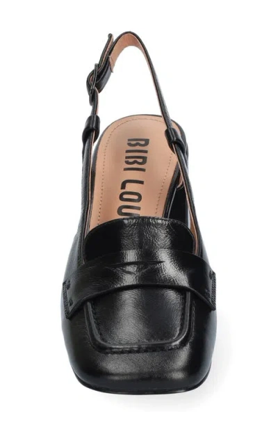 Bibi Lou Niky Slingback Loafer Pump
