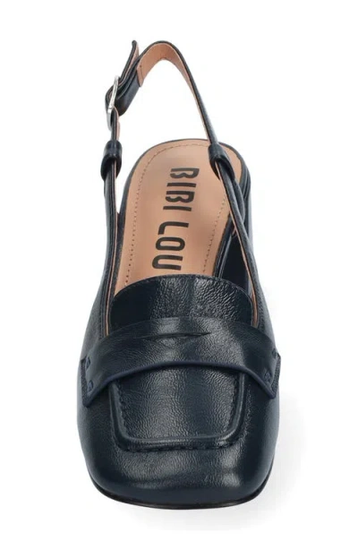 Bibi Lou Niky Slingback Loafer Pump