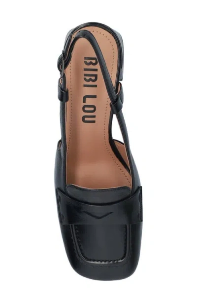 Bibi Lou Niky Slingback Loafer Pump