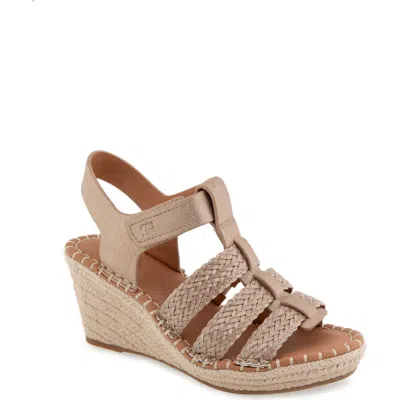 Gentle Souls Caplin Slingback Espadrille Platform Wedge Sandal