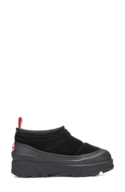 Hunter Askern Waterproof Suede Platform Bootie