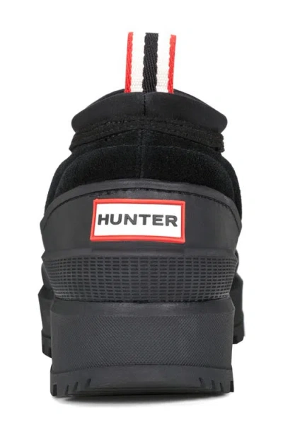 Hunter Askern Waterproof Suede Platform Bootie