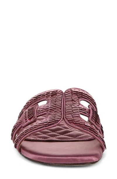 Sam Edelman Bay Glamour Slide Sandal Elderberry Fabric