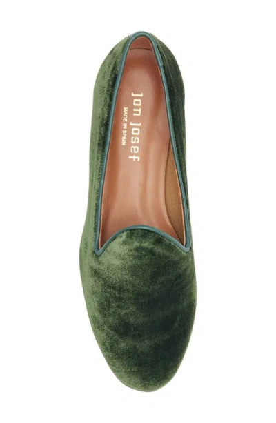 Jon Josef Gatsby Bow Velvet Venetian Loafer