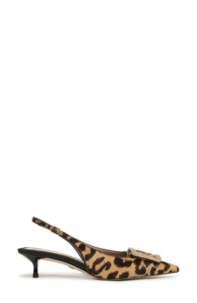 Sam Edelman Kammie Slingback Pointed Toe Kitten Heel Pump