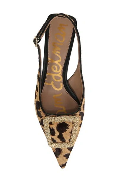 Sam Edelman Kammie Slingback Pointed Toe Kitten Heel Pump