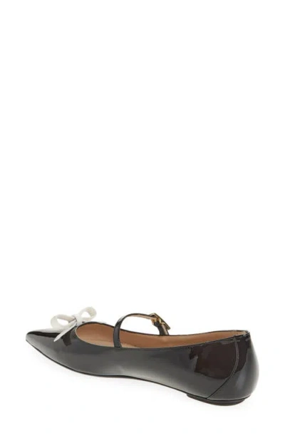 Stuart Weitzman Felicity Bow Mary Jane Flat