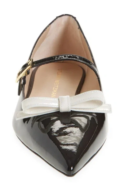 Stuart Weitzman Felicity Bow Mary Jane Flat